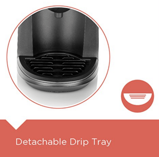 Black + Decker Bxcm0401In 870W 4-Cup Espresso & Cappuccino Coffee Maker with Frothing Function | Detachable Drip Tray for Easy Cleaning | 2-Year Warranty -(Black) - Image 6